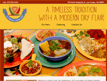 Tablet Screenshot of lanuevacasitacafe.com